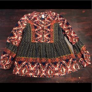 Anthropologie long sleeve blouse!